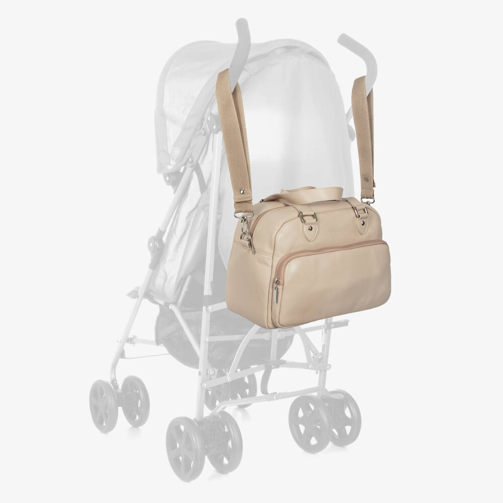 NaturaPura-Boys Taupe Nappy Bag | Childrensalon Outlet