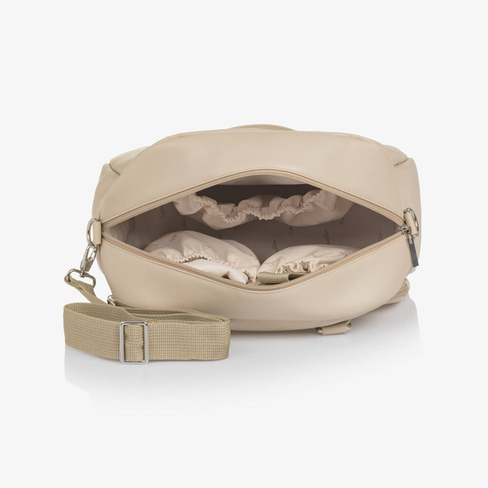 NaturaPura-Boys Taupe Nappy Bag | Childrensalon Outlet