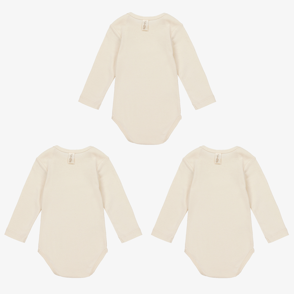 NaturaPura-Ivory Cotton Bodyvests (3 Pack) | Childrensalon Outlet