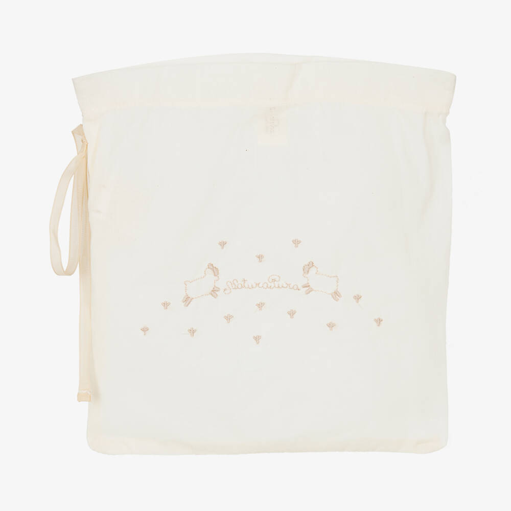 NaturaPura-Ivory Organic Cotton Baby Outfit | Childrensalon Outlet