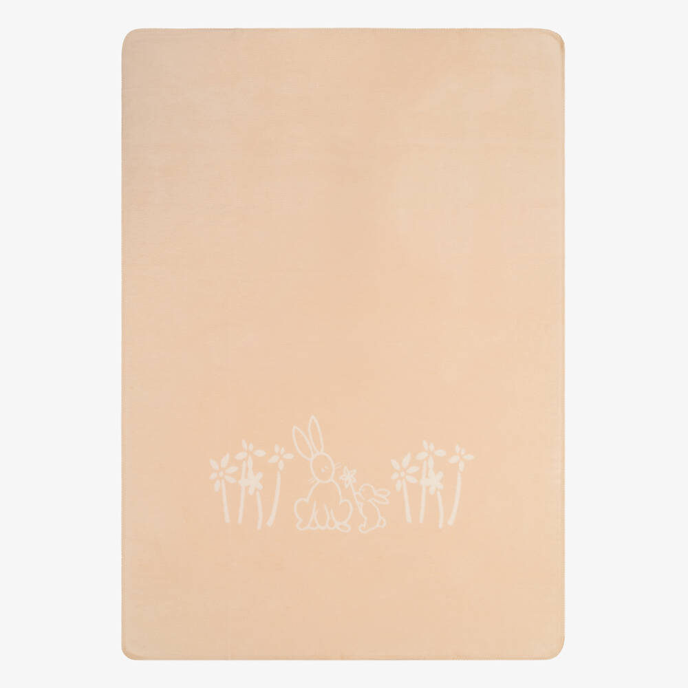 NaturaPura-Ivory Organic Cotton Blanket (150cm) | Childrensalon Outlet