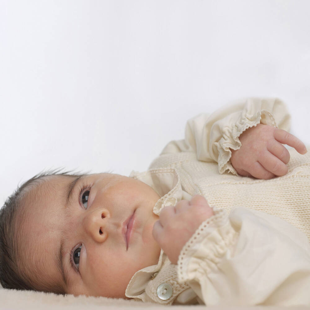 NaturaPura-Ivory Organic Cotton Blouse | Childrensalon Outlet