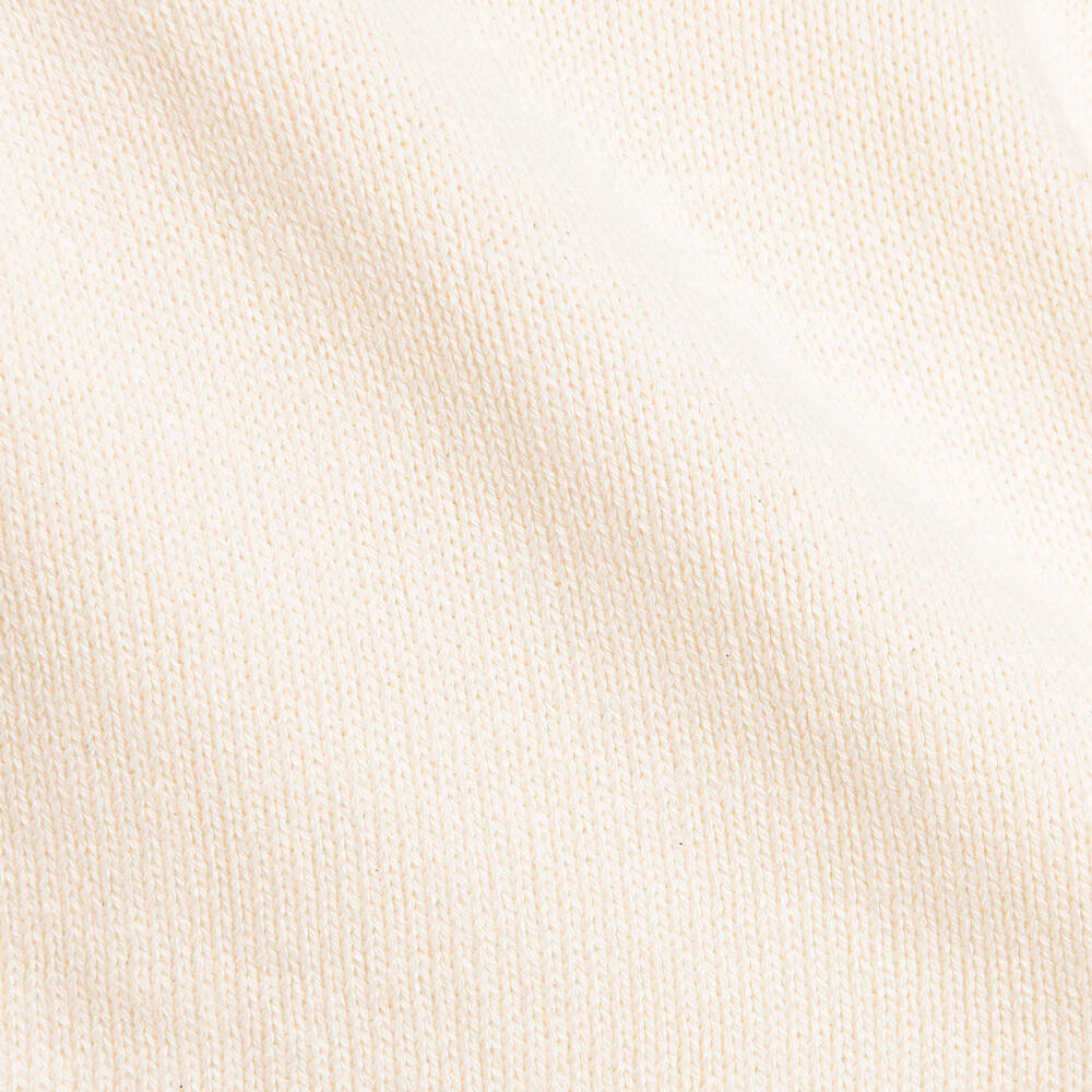 NaturaPura-Ivory Organic Cotton Knit Cardigan | Childrensalon Outlet