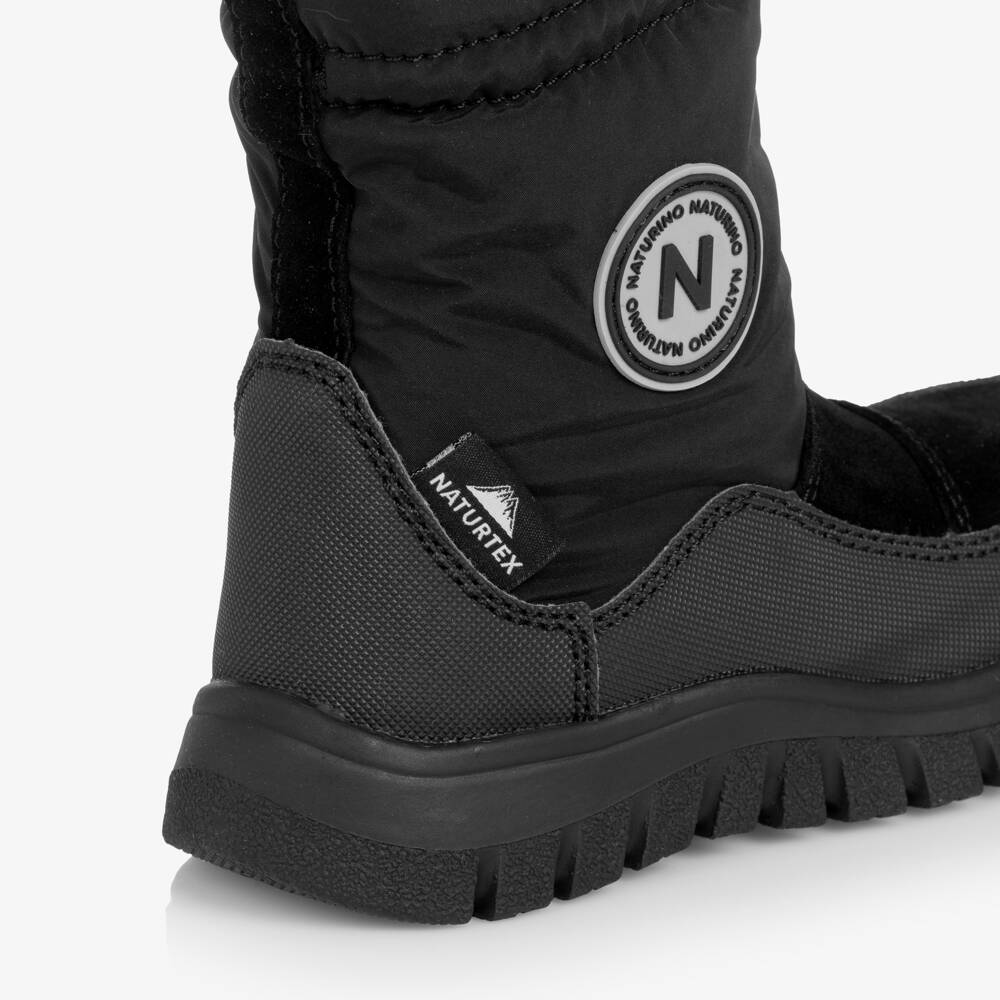 Naturino-Black Snow Boots | Childrensalon Outlet