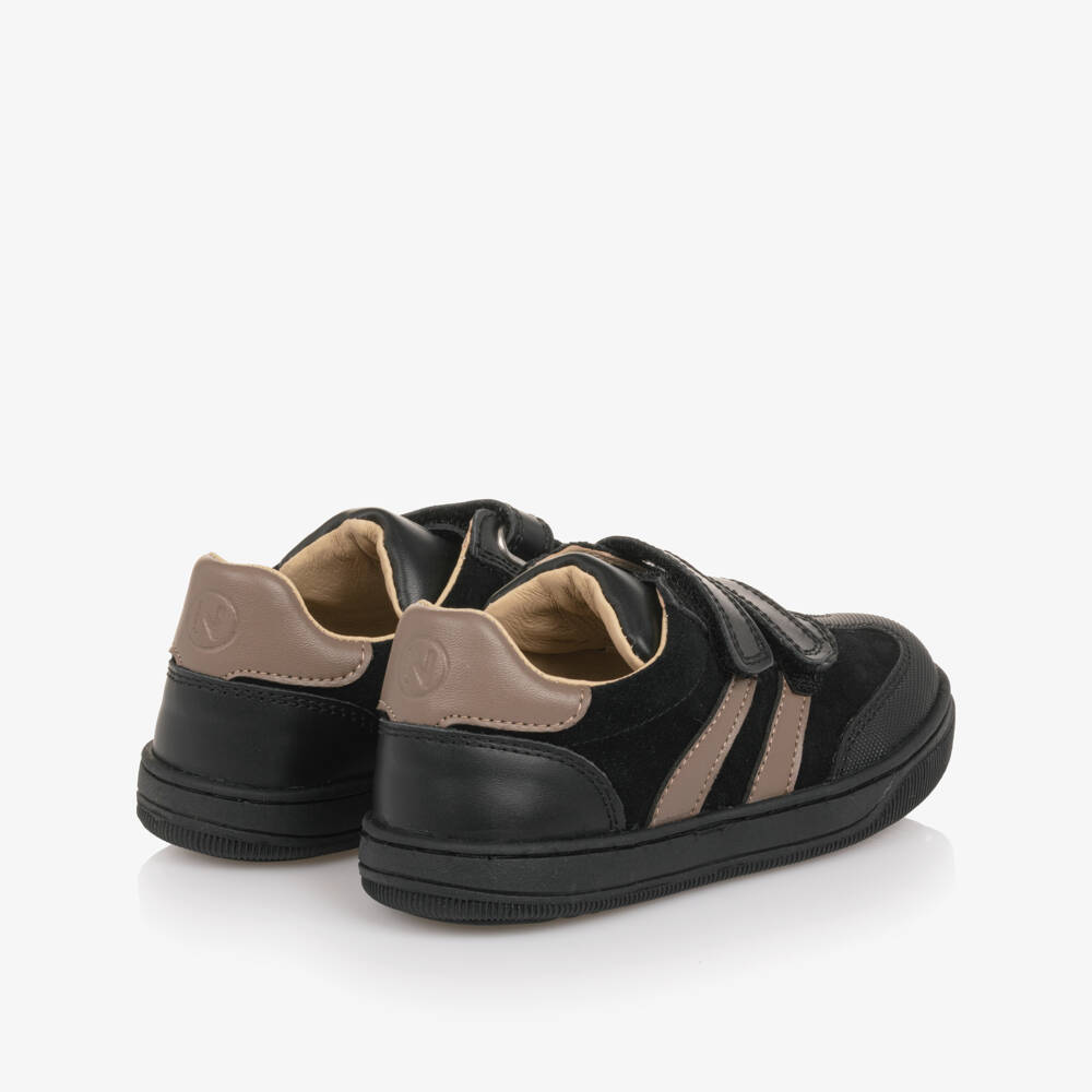 Naturino-Boys Black & Brown Strap Trainers | Childrensalon Outlet