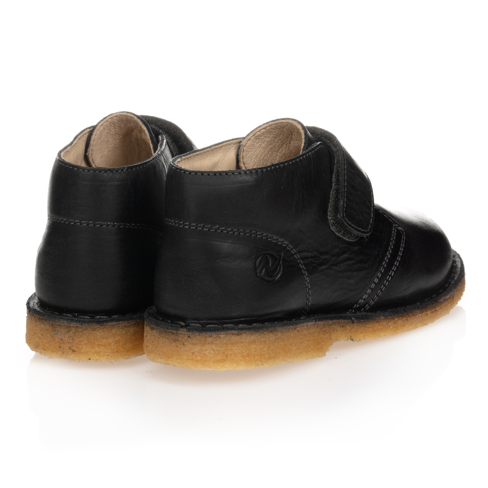 Naturino - Boys Black Leather Shoes | Childrensalon Outlet