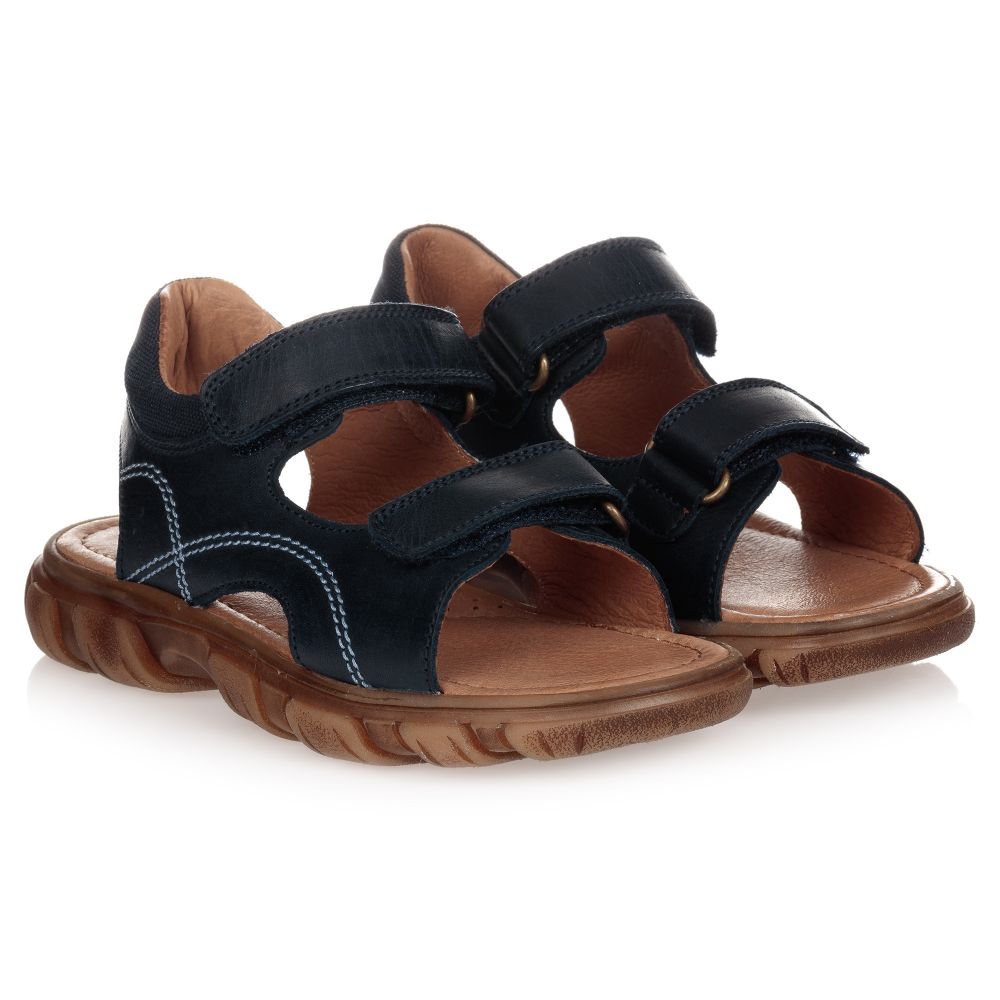 Naturino - Navyblaue Klett-Sandalen (J) | Childrensalon