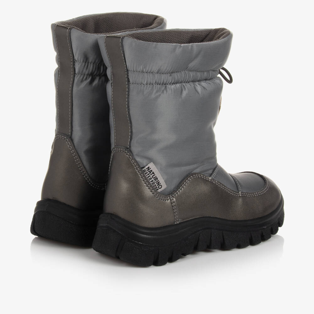 Naturino-Серебристые боты | Childrensalon Outlet