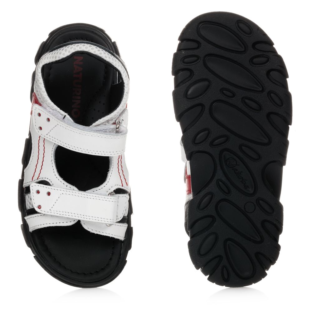Naturino - Sandalias blancas de suela gruesa para niño | Childrensalon  Outlet