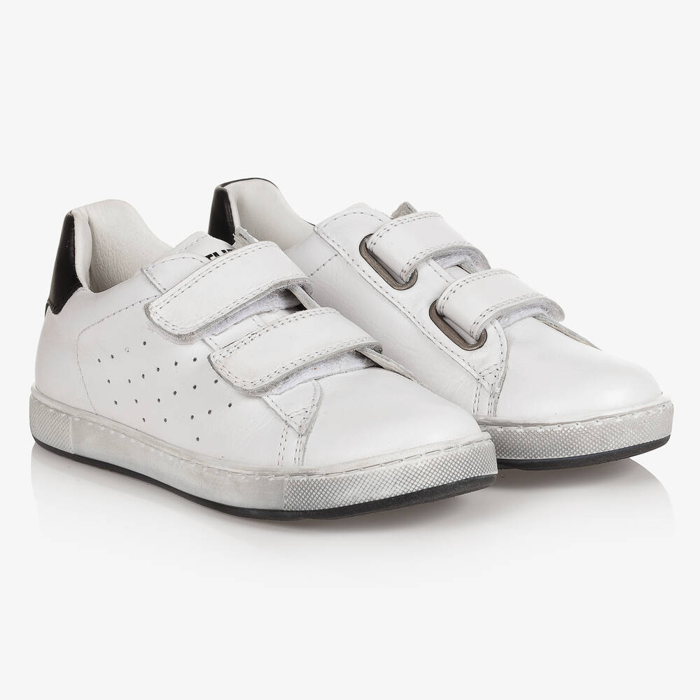 Naturino - Weiße Leder-Sneakers (J) | Childrensalon