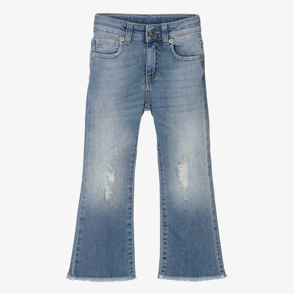 Naturino - Girls Blue Denim Jeans | Childrensalon