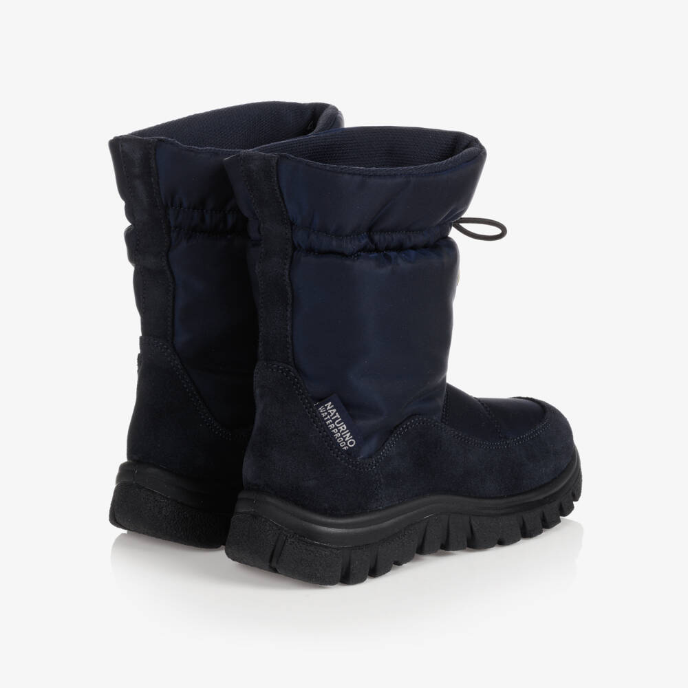 Naturino-Navy Blue Waterproof Boots | Childrensalon Outlet