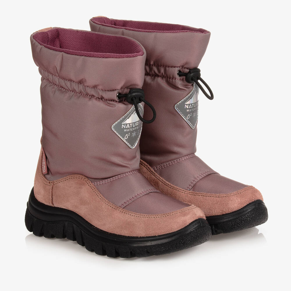 Naturino - Bottes imperméables roses | Childrensalon