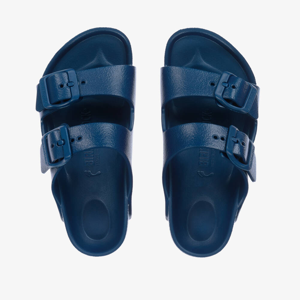 Birkenstock-Navy Blue Arizona EVA Sandals | Childrensalon Outlet