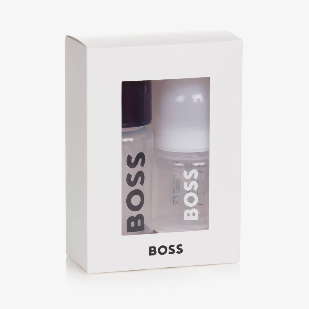 BOSS-Navy Blue Baby Bottles (2 Pack) | Childrensalon Outlet