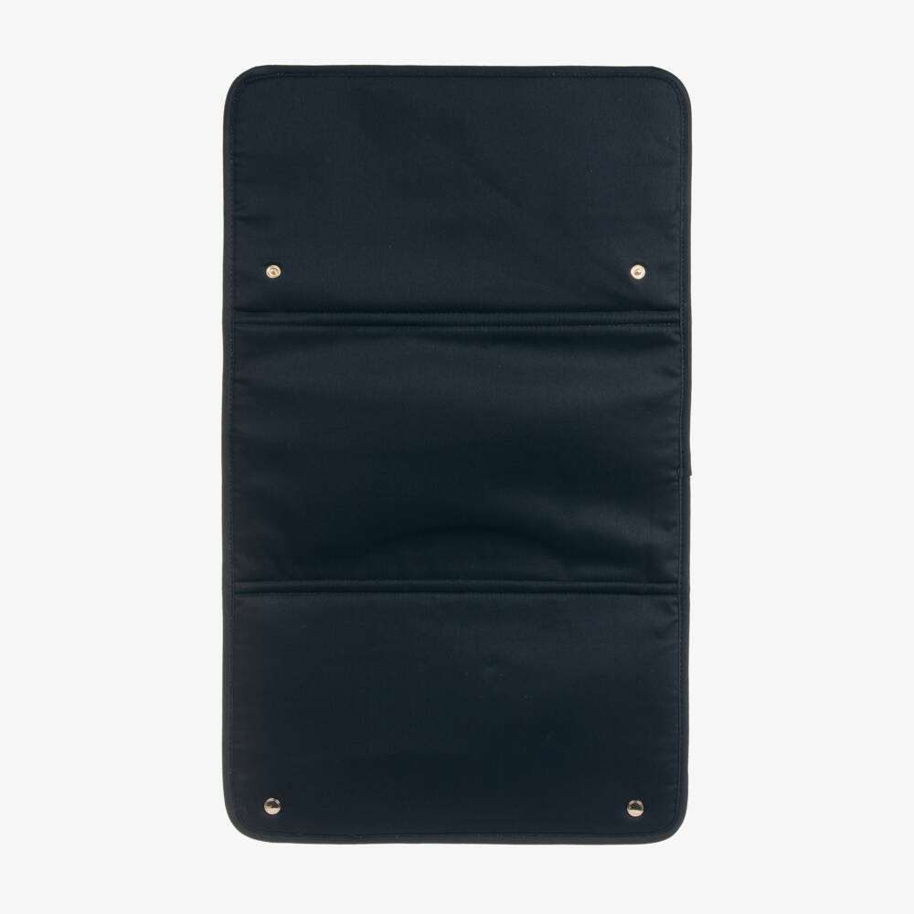 Chloé-Navy Blue Canvas Changing Bag with Pouch & Mat (41cm) | Childrensalon Outlet