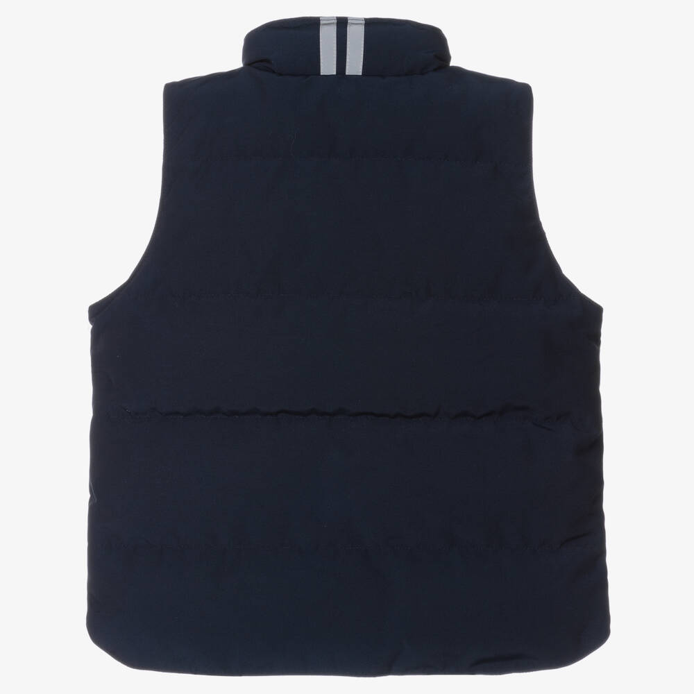 Canada Goose-Navy Blue Down Padded Vanier Gilet | Childrensalon Outlet