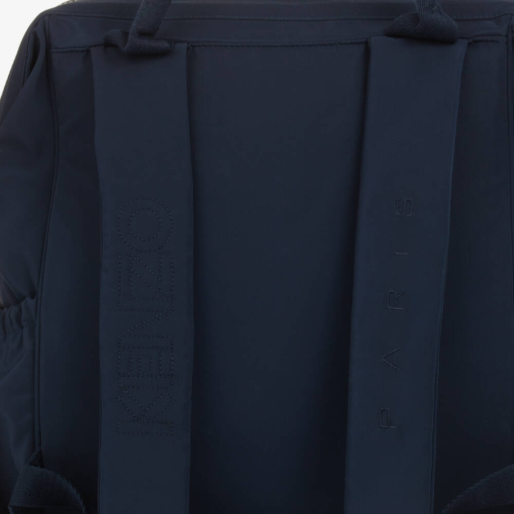 KENZO KIDS-Navy Blue Elephant Backpack (40cm) | Childrensalon Outlet