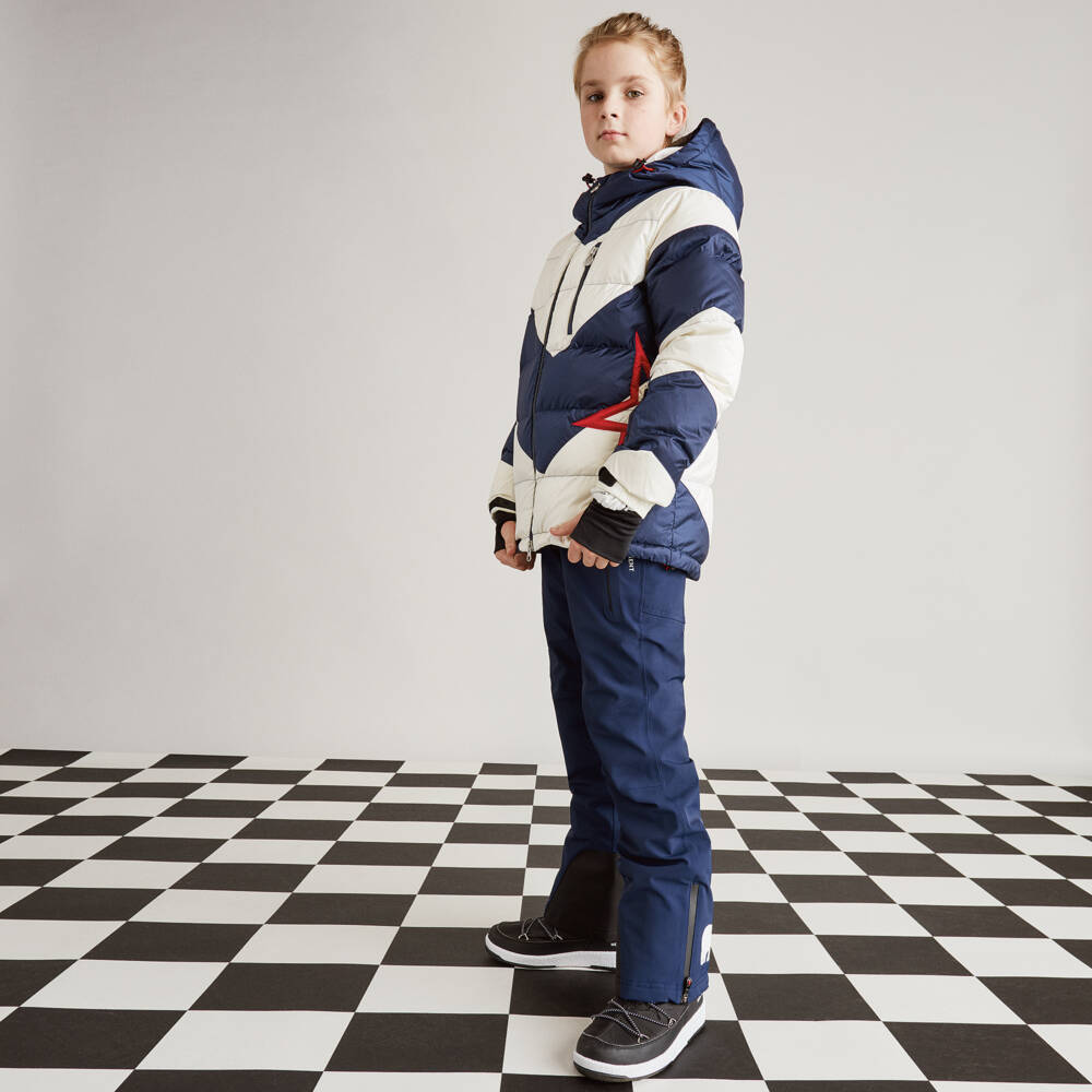 Perfect Moment-Navy Blue High Waisted Ski Trousers | Childrensalon Outlet