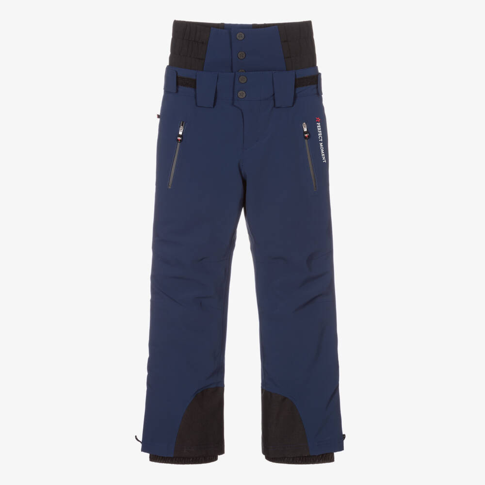 Perfect Moment-Navy Blue High Waisted Ski Trousers | Childrensalon Outlet
