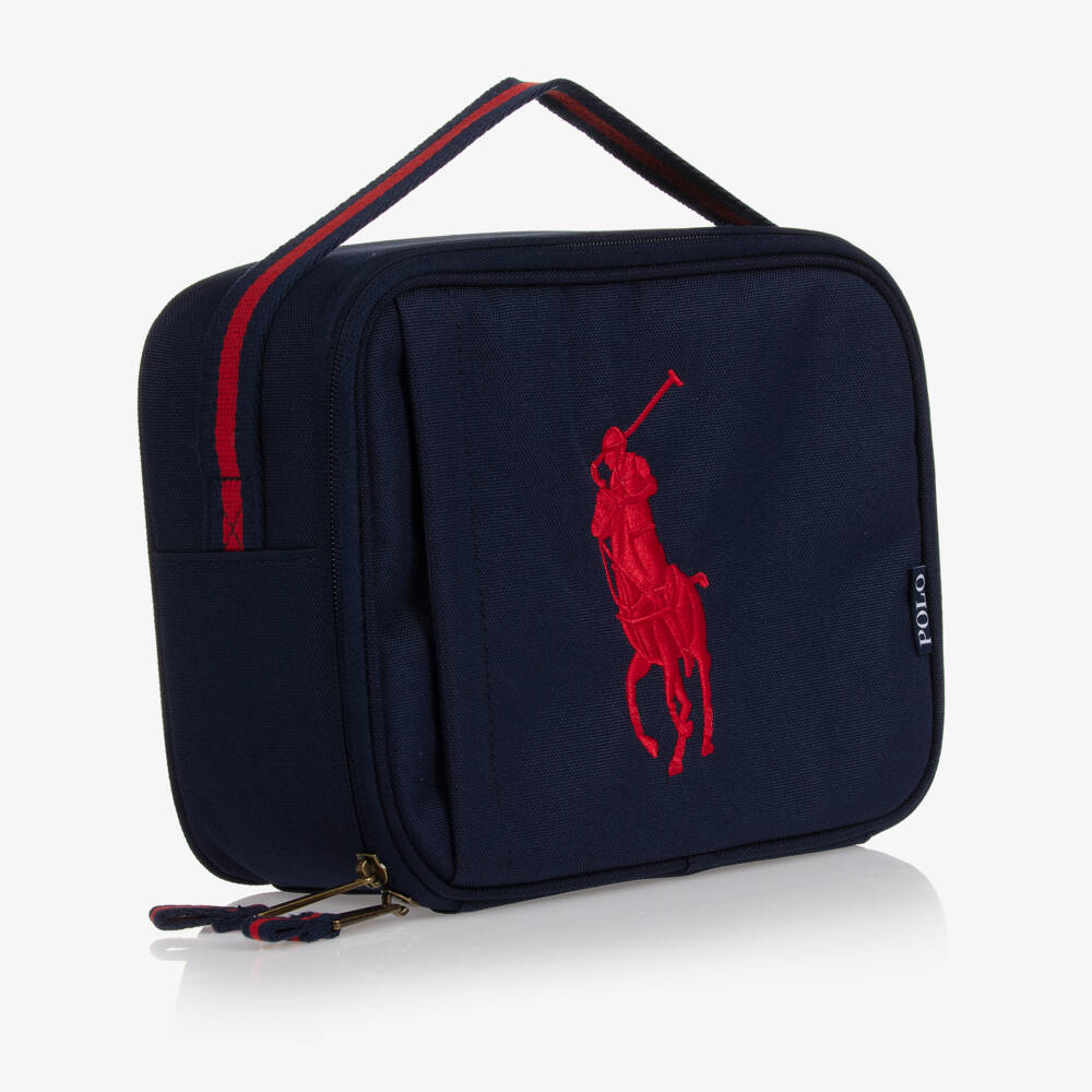 Ralph Lauren-Navy Blue Lunch Bag (26cm) | Childrensalon Outlet