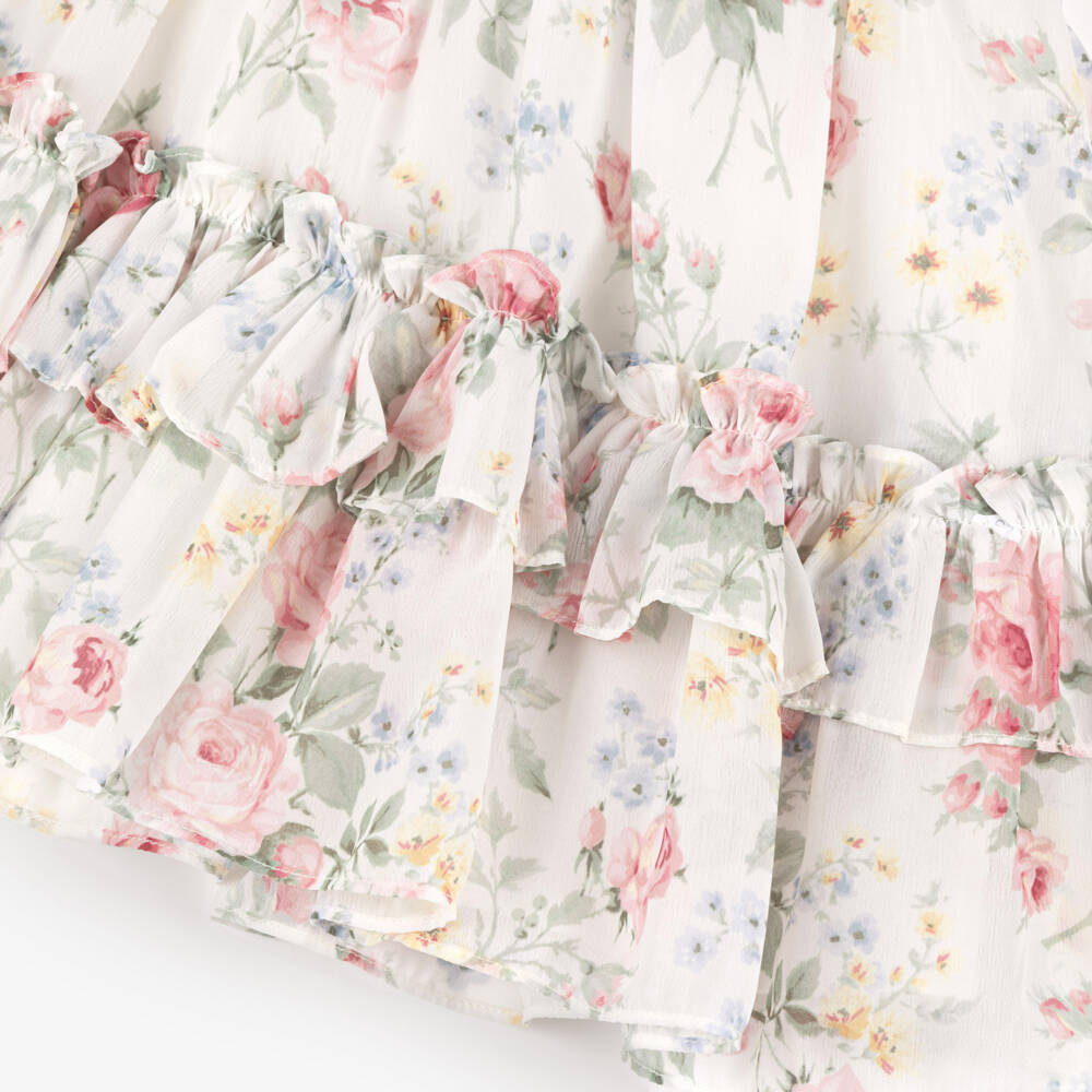 Needle & Thread-Baby Girls Ivory Pompadour Garden Smocked Dress | Childrensalon Outlet