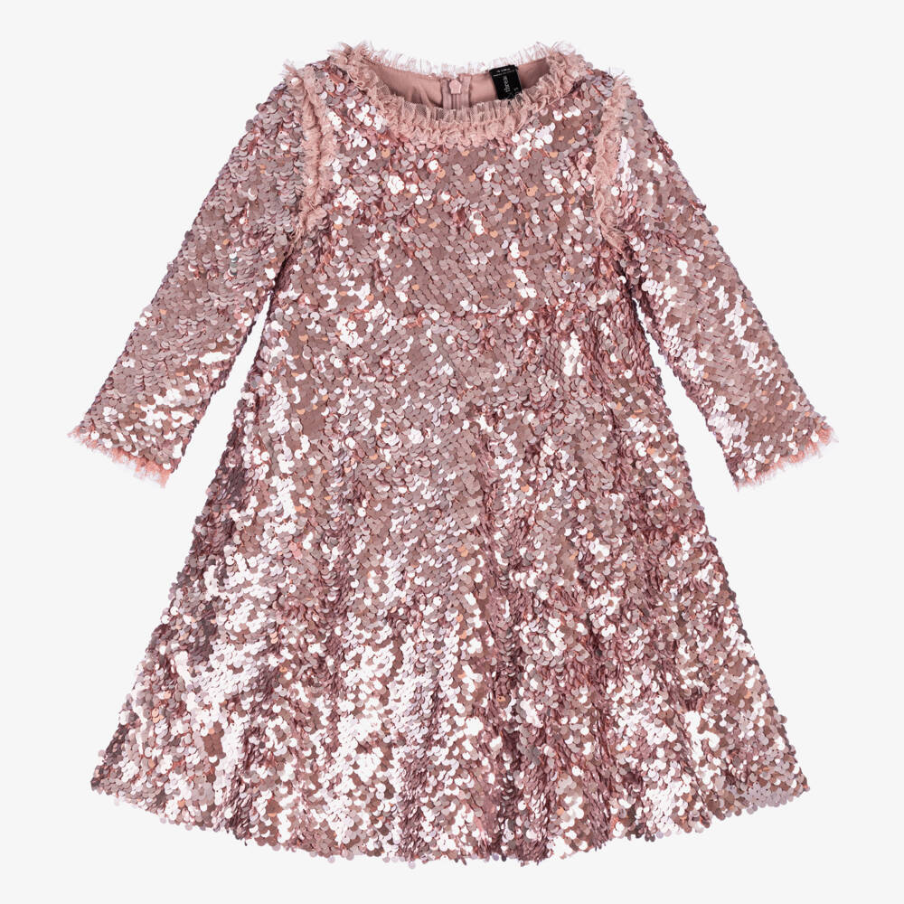 Needle & Thread-Girls Blush Sparkle Tulle Gown | Childrensalon Outlet