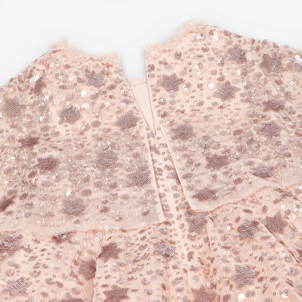 Needle & Thread-Girls Blush Tulle & Sparkle Frock | Childrensalon Outlet