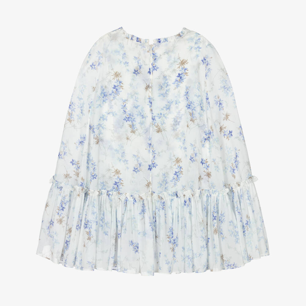 Needle & Thread-Girls Dreamy White Chiffon Floral Dress | Childrensalon Outlet