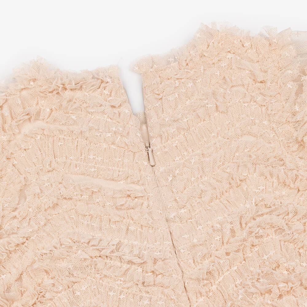 Needle & Thread-Платье из тюля пыльно-бежевое для девочек | Childrensalon Outlet