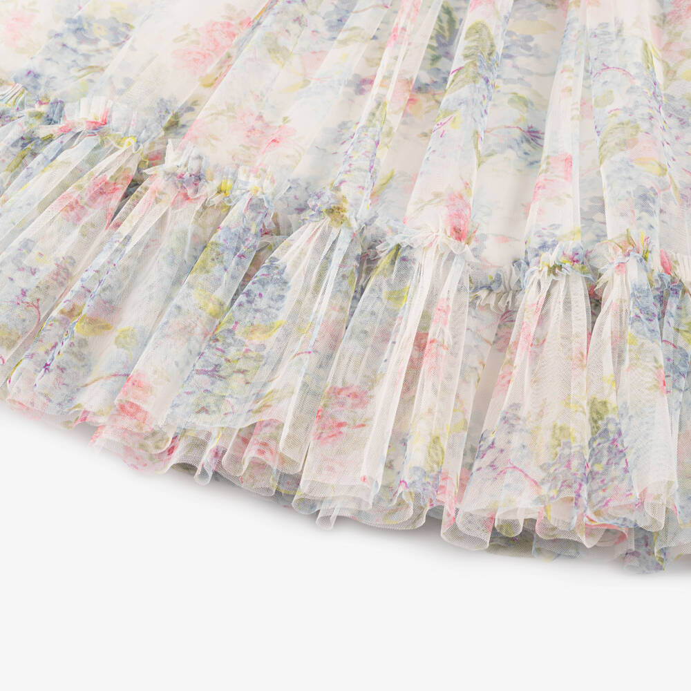 Needle & Thread-Платье из тюля с цветочным узором для девочек | Childrensalon Outlet