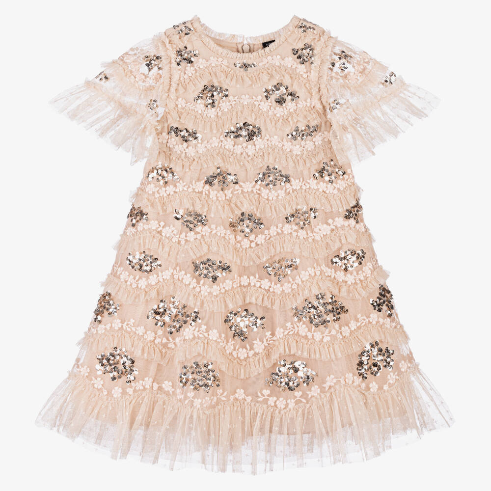 Needle & Thread-Girls Lush Tulle & Floral Embroidery | Childrensalon Outlet