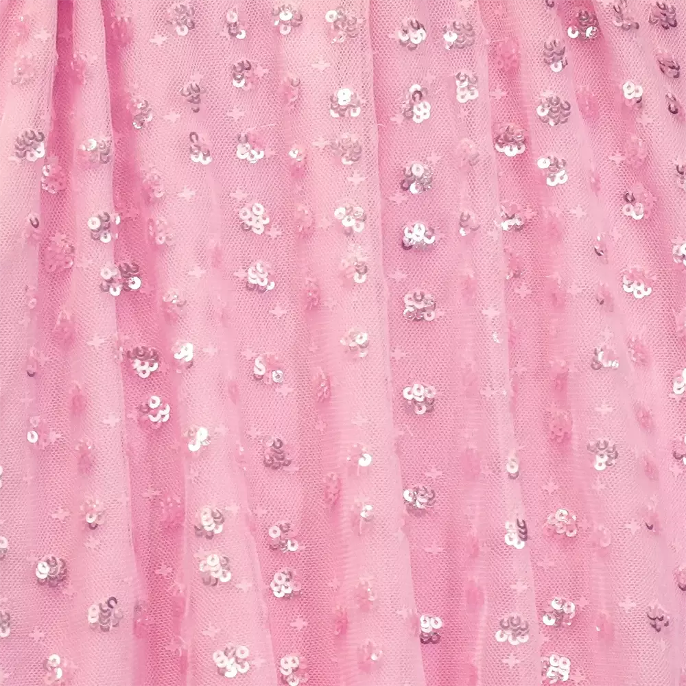 Needle & Thread-Girls Pink Sequin Tulle Dress | Childrensalon Outlet