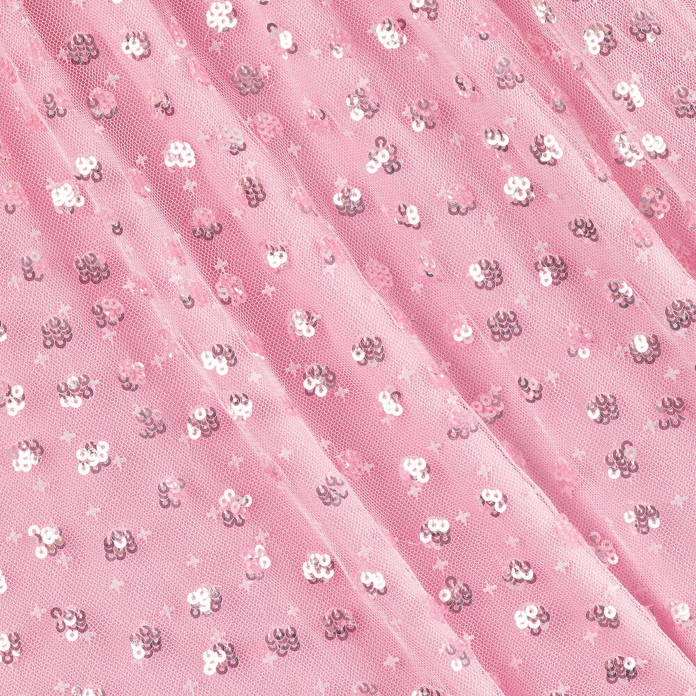 Needle & Thread-Girls Pink Sequin Tulle Dress | Childrensalon Outlet