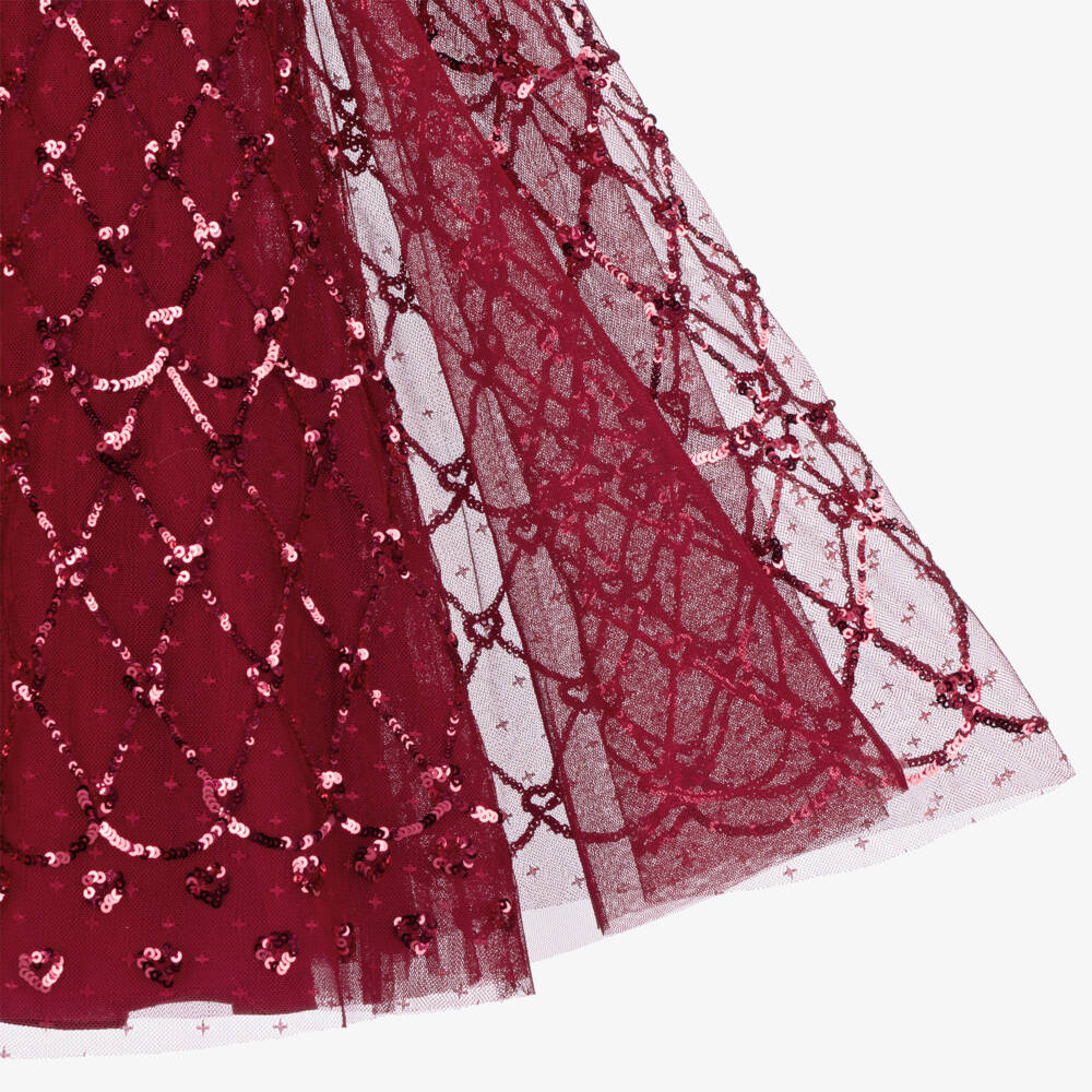 Needle & Thread-Girls Scarlet Tulle & Sparkle Dress | Childrensalon Outlet