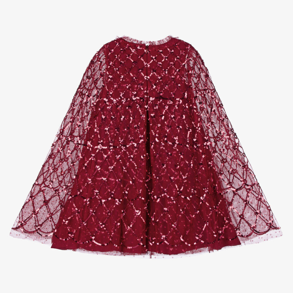 Needle & Thread-Girls Scarlet Tulle & Sparkle Dress | Childrensalon Outlet