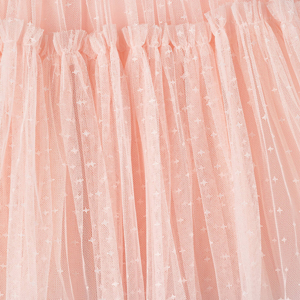 Needle & Thread-Girls Starry Pink Tulle Skirt | Childrensalon Outlet