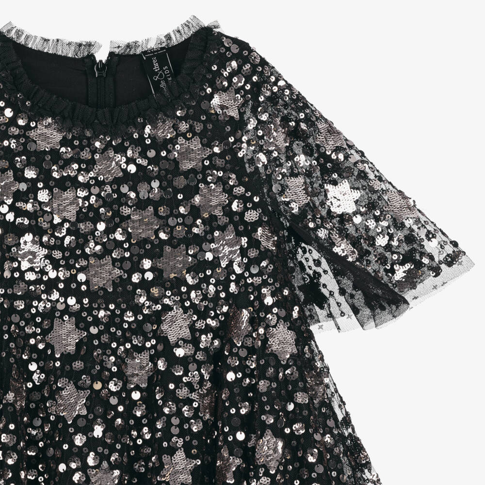 Needle & Thread-Платье из пайеток и фатина Сумерки для девочек | Childrensalon Outlet