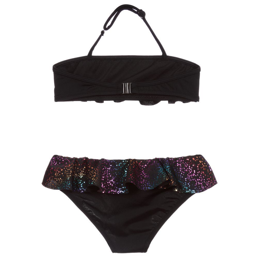 Nessi Byrd-Черное бикини с оборками (UV50) | Childrensalon Outlet