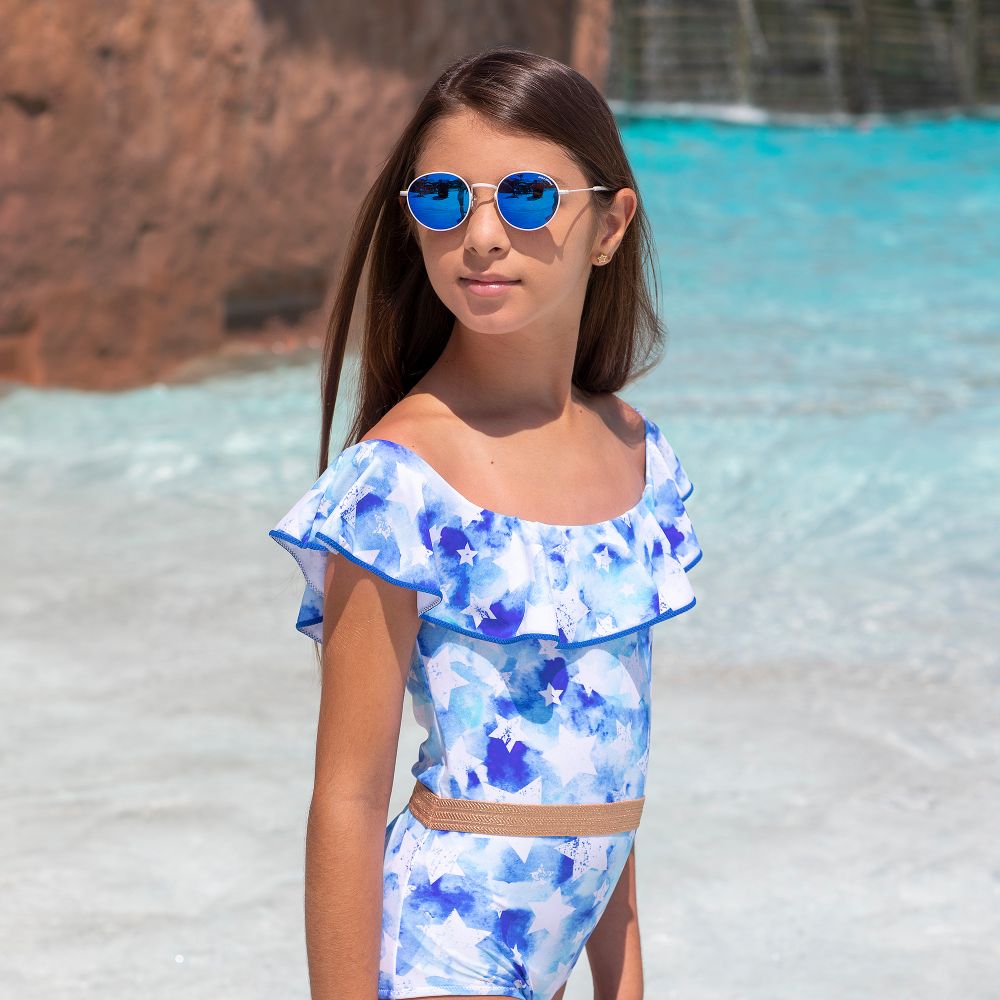 Blue star swimsuit outlet