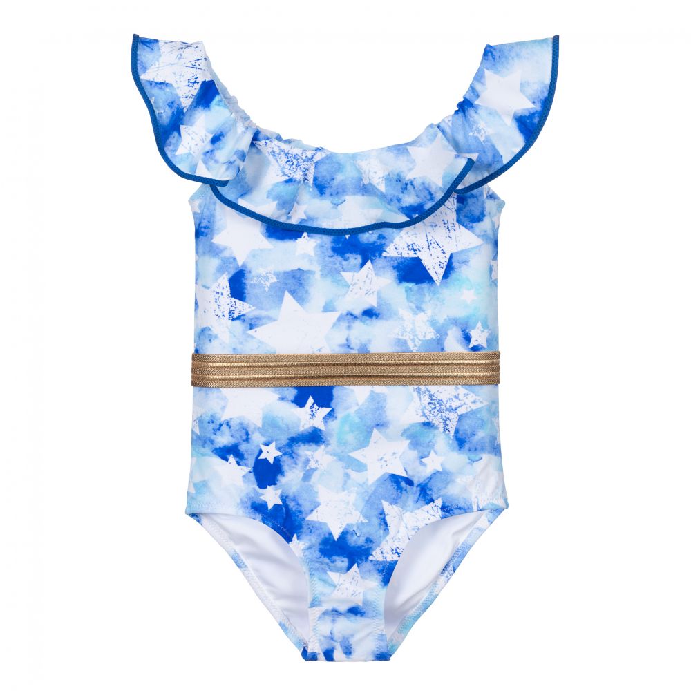Nessi Byrd - Blue Star Swimsuit (UV50) | Childrensalon