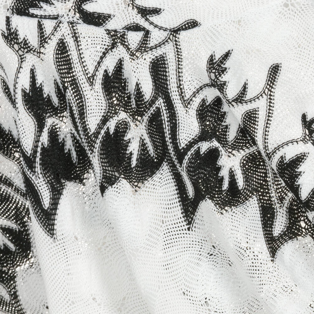 Nessi Byrd-Girls Black and White UV Skirt | Childrensalon Outlet