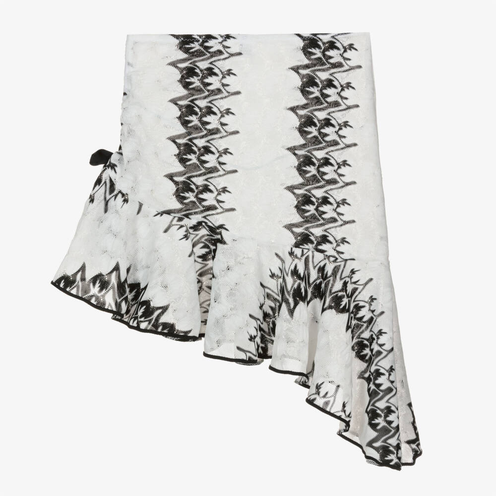 Nessi Byrd-Girls Black and White UV Skirt | Childrensalon Outlet