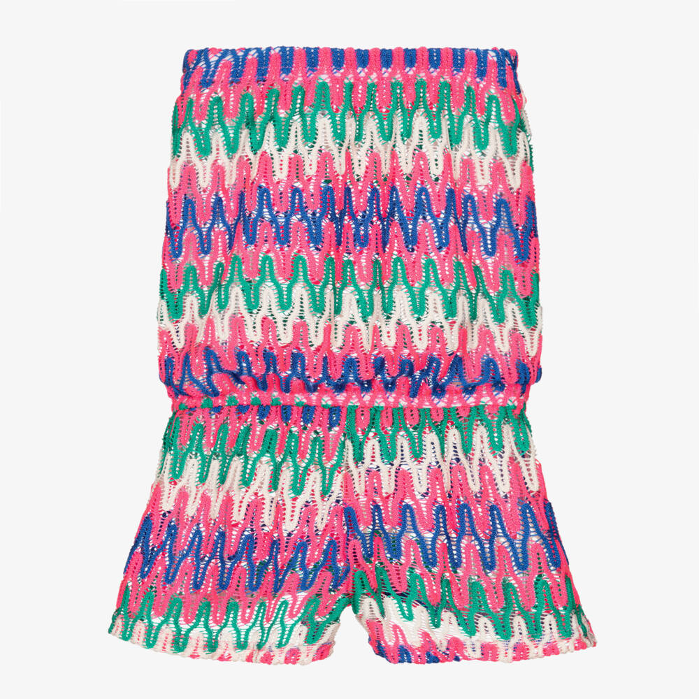 Nessi Byrd-Girls Crochet Lace Beach Jumpsuit | Childrensalon Outlet