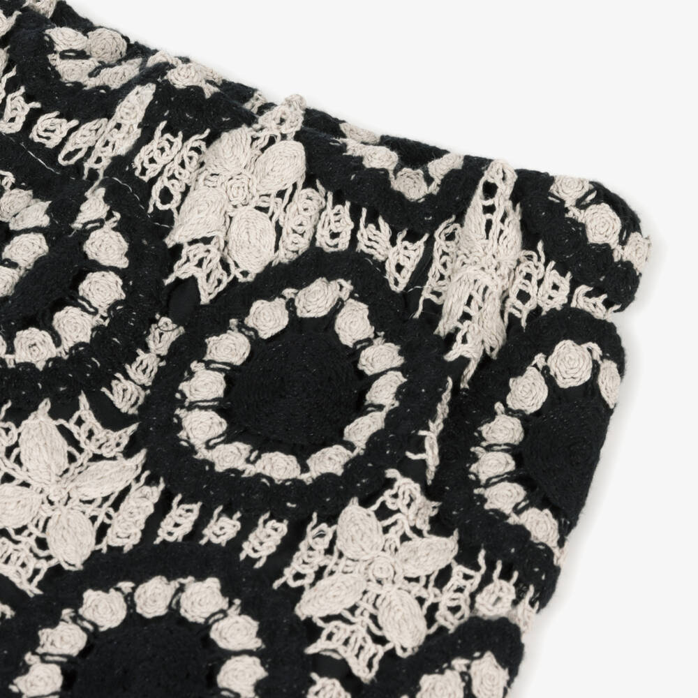 Nessi Byrd-Girls Crochet Pattern Trousers | Childrensalon Outlet