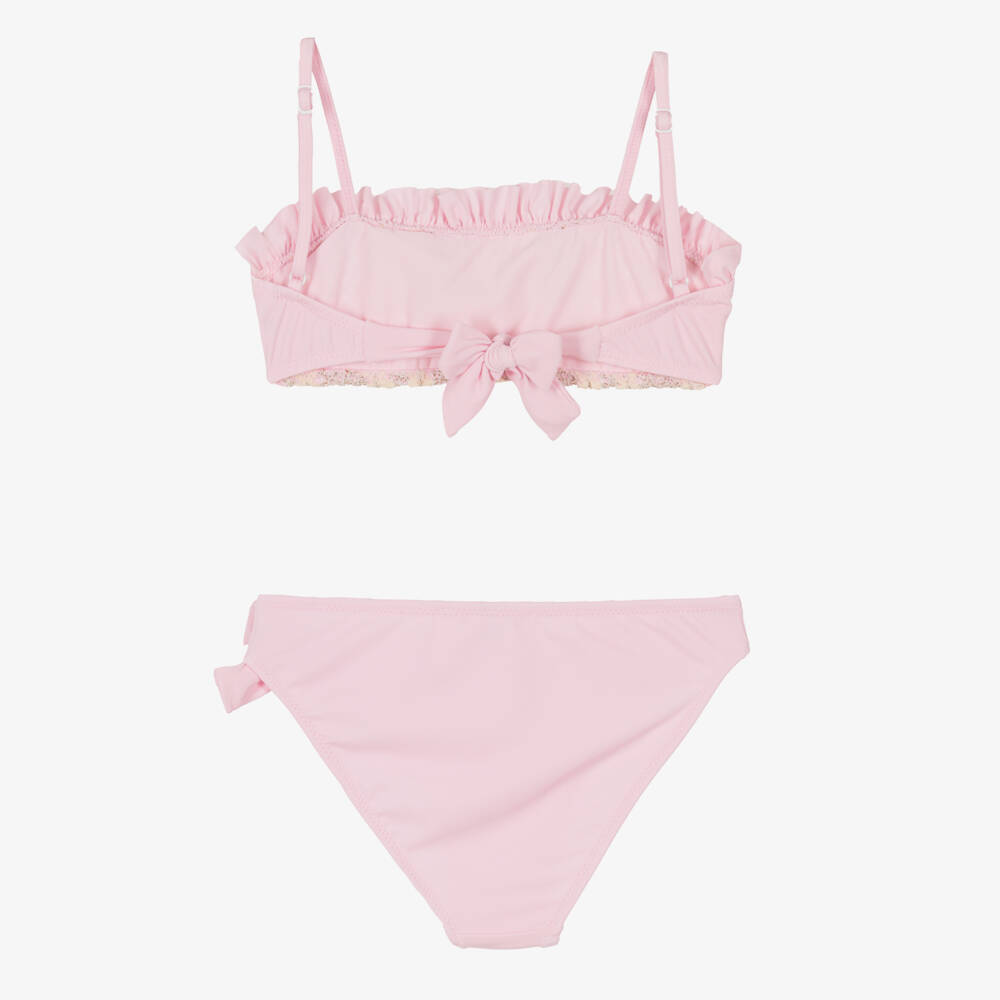 Nessi Byrd-Купальник крючком розовый для девочек | Childrensalon Outlet