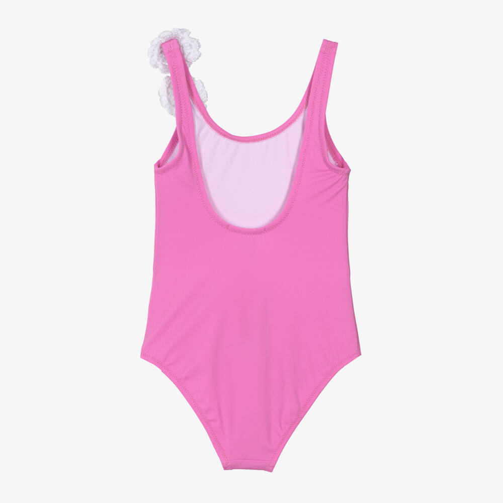 Nessi Byrd-Girls Floral Pink Swimsuit UV50 | Childrensalon Outlet