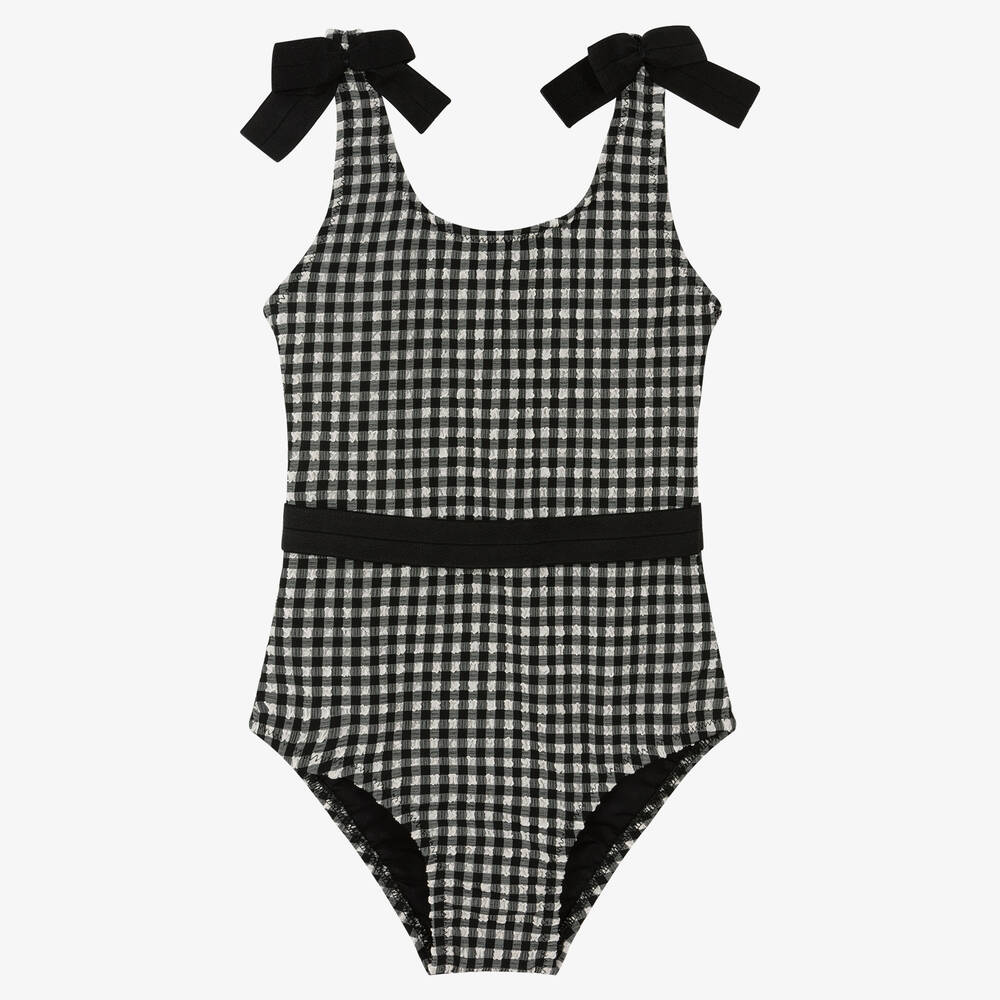 Nessi Byrd-Girls Gingham Swimsuit (UV50) | Childrensalon Outlet