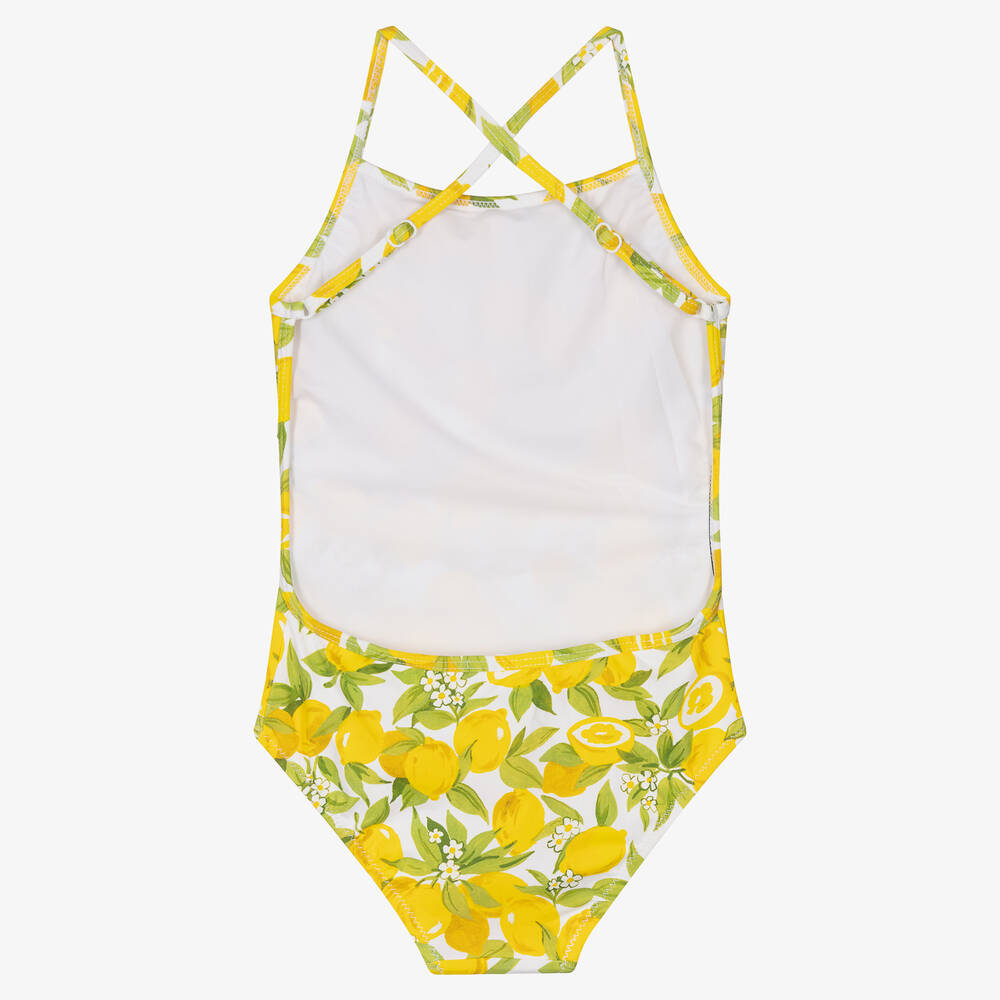 Girls lemon swimsuit cheap