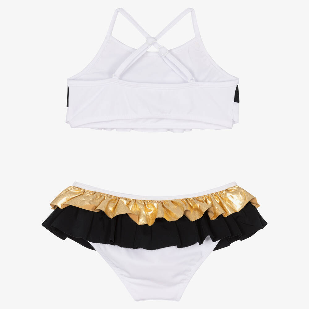 Nessi Byrd-Girls Ruffle Bikini (UV50) | Childrensalon Outlet